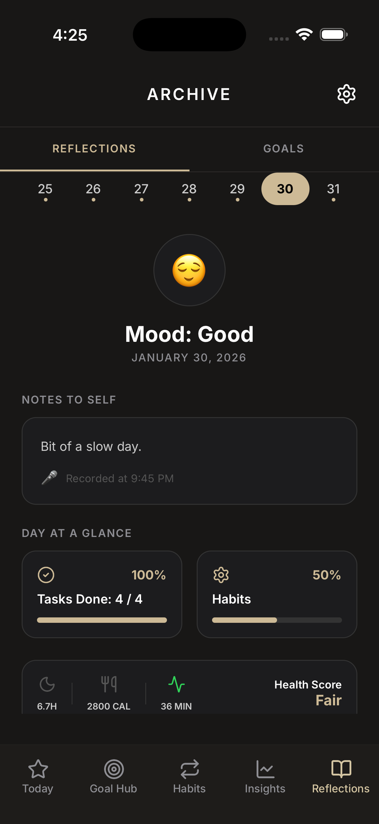 AuraTracker screen 5